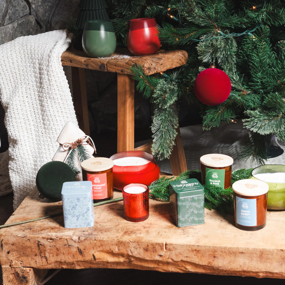 Balsam & Pine Signature Glass Holiday Candle, 7 oz - Image 6